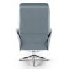 Alphason Furniture Belding Grey Reclining Chair with Footstool Set