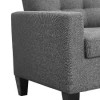 Alphason Furniture Bowie Grey Large 2 Seater Sofa