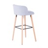 Alphason Furniture Claremont Grey Bar Stool ABS2169GRY