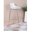 Alphason Furniture Helena White Bar Stool ABS7085WHT