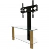 Alphason Furniture Century Black 2 Shelf TV Stand with Bracket