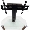 Alphason Furniture Century Black 2 Shelf TV Stand with Bracket