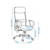 Alphason Furniture Orlando Grey Mesh Office Chair