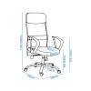 Alphason Furniture Orlando Grey Mesh Office Chair