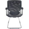 Alphason Furniture Atlanta Black Mesh Fabric Office Chair