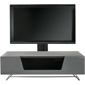 Alphason Furniture Chromium Cantilever TV Stand in Grey Alphason Furniture Chromium Cantilever TV Stand in Grey