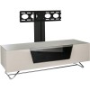 Alphason Furniture Chromium TV Cabinet with Bracket - IvoryÂ 