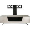 Alphason Furniture Chromium TV Cabinet with Bracket - IvoryÂ 