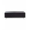 Alphason Furniture Chromium Concept Black TV Stand with Speaker Mesh Front