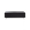 Alphason Furniture Chromium Concept Black TV Stand with Speaker Mesh Front