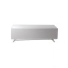 Alphason Furniture Chromium Concept White TV Stand with Speaker Mesh Front