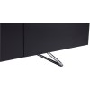 Alphason Furniture Chromium Cab Black TV Cabinet