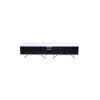 Alphason Furniture Chromium White Glass Top TV Stand