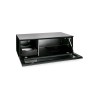 Alphason Furniture Element Modular Glass Top Black TV Stand