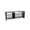 Alphason Furniture Francium Black 2 Shelf TV Stand