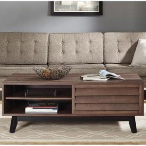 Vaughn Wooden Furniture 1 Door 2 Shelves Coffee Table Vaughn Wooden Furniture 1 Door 2 Shelves Coffee Table