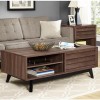 Vaughn Wooden Furniture 1 Door 2 Shelves Coffee Table