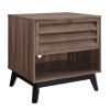 Vaughn Wooden Furniture Walnut Bedside Table