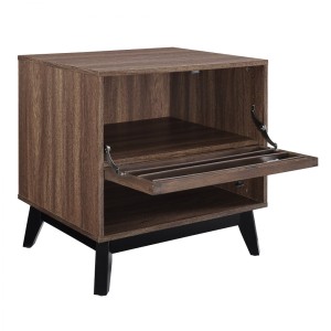 Vaughn Wooden Furniture Walnut Bedside Table Vaughn Wooden Furniture Walnut Bedside Table