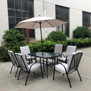 Royalcraft Metal Garden Furniture Amalfi Ivory 6 Seater Padded Rectangular Dining Set Royalcraft Metal Garden Furniture Amalfi Ivory 6 Seater Padded Rectangular Dining Set