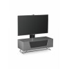 Alphason Furniture Chromium Grey Glass Tv Stand With Bracket