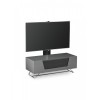 Alphason Furniture Chromium Grey Glass Tv Stand With Bracket