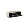 Alphason Furniture Element Modular Black Glass Top TV Stand