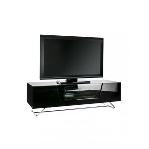 Alphason Furniture Chromium Black Glass Top Tv Cabinet Alphason Furniture Chromium Black Glass Top Tv Cabinet