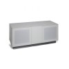 Alphason Furniture Element Modular White Glass Shelf TV Stand