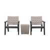 Royalcraft Garden Furniture Grey Bistro Set