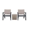 Royalcraft Garden Furniture Grey Bistro Set