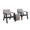 Royalcraft Garden Furniture Grey Bistro Set