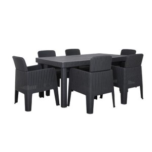 Royalcraft Garden 6 Seater Deluxe Dining Set Royalcraft Garden 6 Seater Deluxe Dining Set