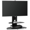 Alphason Furniture Osmium Black TV Stand With Swivel Bracket