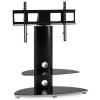 Alphason Furniture Osmium Black TV Stand With Swivel Bracket