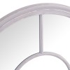 Florence Furniture Round Window Mirror Grey MR06-G