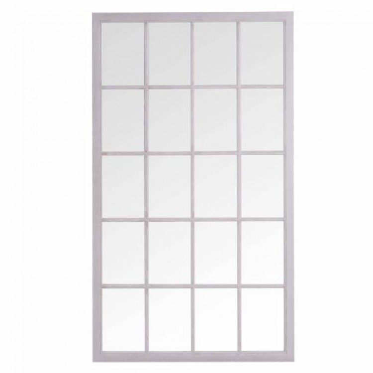 Florence Furniture Leaner Window Mirror Grey MR07-G