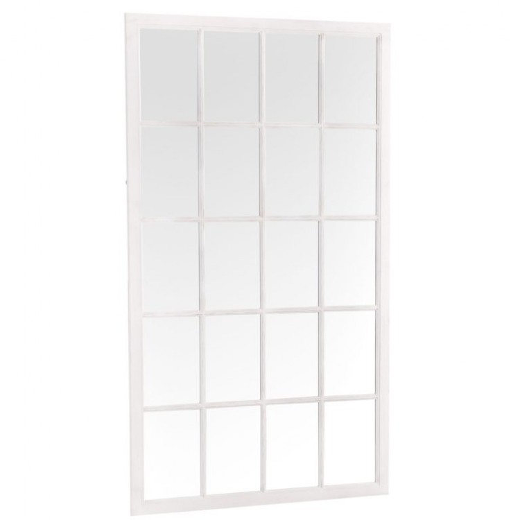 Florence Furniture Leaner Window Mirror White MR07-W