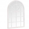 Florence Furniture Small Arched Window Mirror White MR08-W