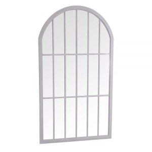 Florence Furniture Large Arched Window Mirror Grey Florence Furniture Large Arched Window Mirror Grey MR09-G