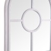 Florence Furniture Narrow Arched Window Mirror Grey MR10-G