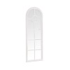 Florence Furniture Narrow Arched Window Mirror White MR10-W