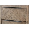 Imperial Aged Oak Furniture Mini 1 Door 3 Drawer Sideboard