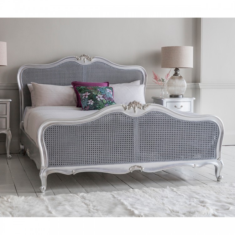 Hammersmith Furniture 5ft King Size Cane Bed Silver 5055999223928