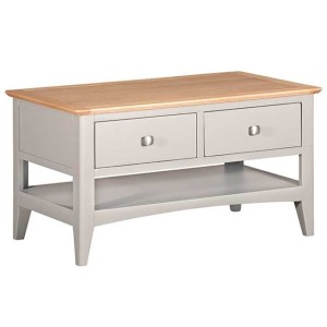 Alfriston Grey Painted Furniture Coffee Table with Drawers Alfriston Grey Painted Furniture Coffee Table with Drawers