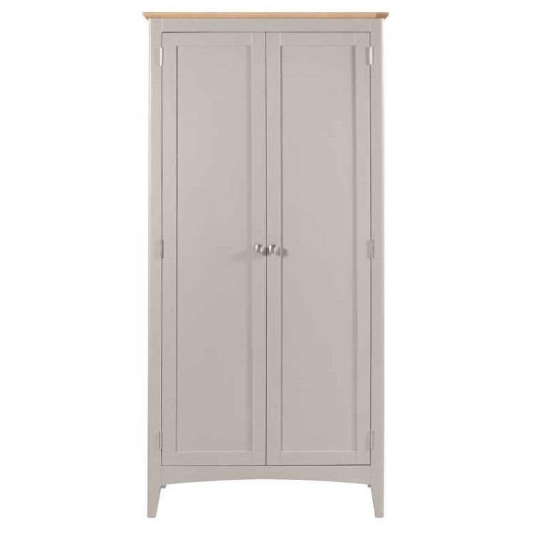 Alfriston Grey Painted Furniture Double Wardrobe