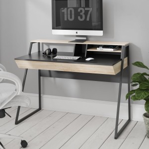 Alphason Office Furniture Salcombe Large Sturdy 2 Drawer Desk Alphason Office Furniture Salcombe Large Sturdy 2 Drawer Desk