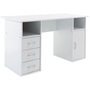 Alphason Office Furniture Maryland White Computer Workstation Alphason Office Furniture Maryland White Computer Workstation