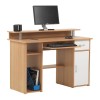 Alphason Office Furniture Albany Beech and White Computer Desk