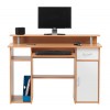 Alphason Office Furniture Albany Beech and White Computer Desk